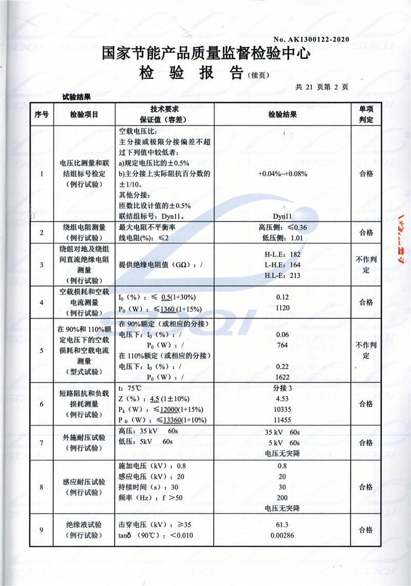 高低压试验报告-S11-1250曲阜曲阜曲阜油浸式变压器-2.jpg